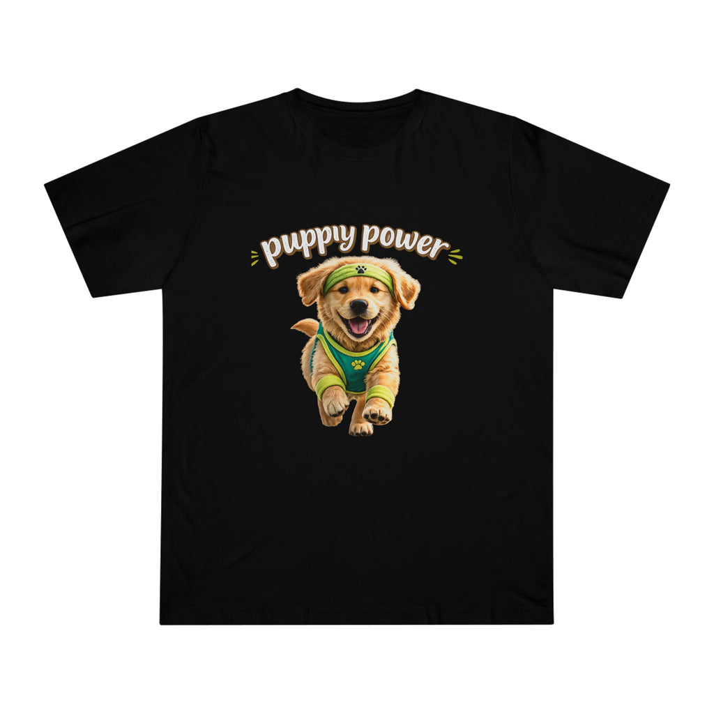 Puppy Power T-Shirt — Cute Golden Retriever Puppy Graphic Tee