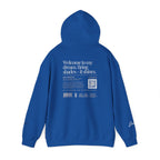 Hoodie — Minimal White Label Back-Print Hooded Sweatshirt