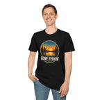 Gone Fishin' Sunset T-Shirt – Vintage Fishing Graphic Tee