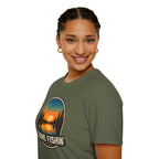 Gone Fishin' Sunset T-Shirt – Vintage Fishing Graphic Tee