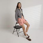 Evoir Graphic Sweat Shorts — Minimal Tech Logo Fleece Lounge Shorts