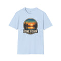 Gone Fishin' Sunset T-Shirt – Vintage Fishing Graphic Tee