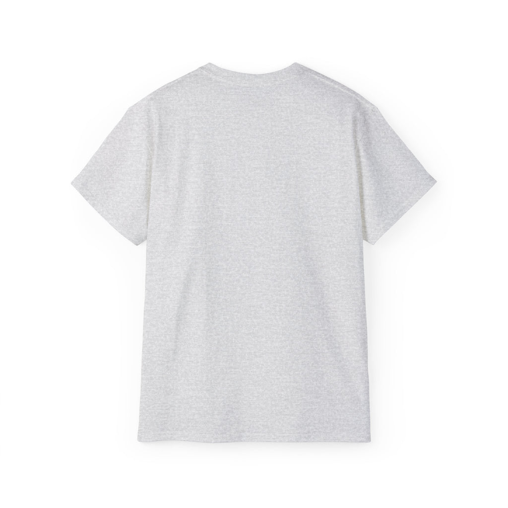 Vertical 'EVOIR' Logo Tee — Minimalist Graphic Cotton T-Shirt