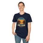 Gone Fishin' Sunset T-Shirt – Vintage Fishing Graphic Tee