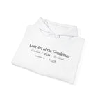 Hoodie — Minimal White Label Back-Print Hooded Sweatshirt
