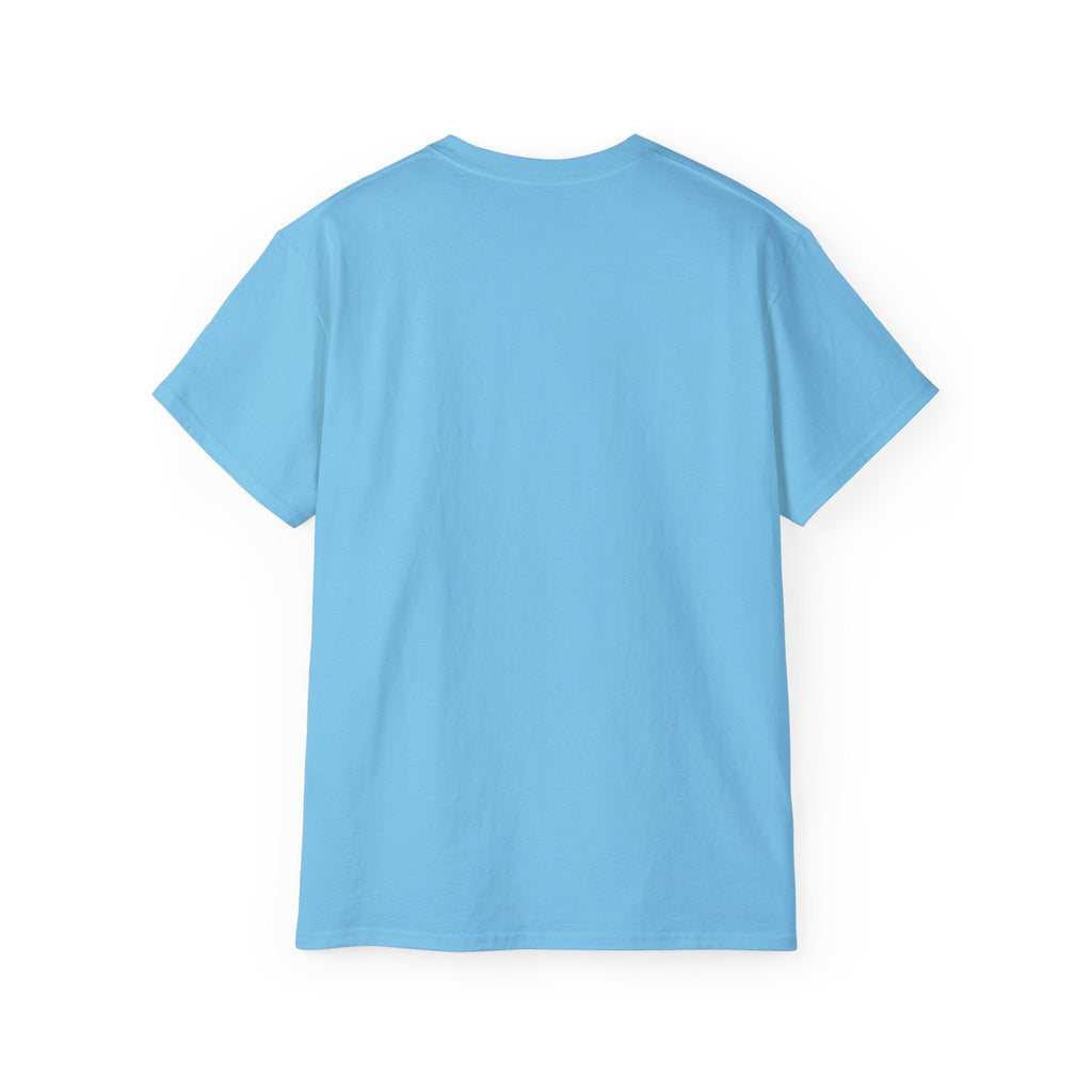 Vertical 'EVOIR' Logo Tee — Minimalist Graphic Cotton T-Shirt