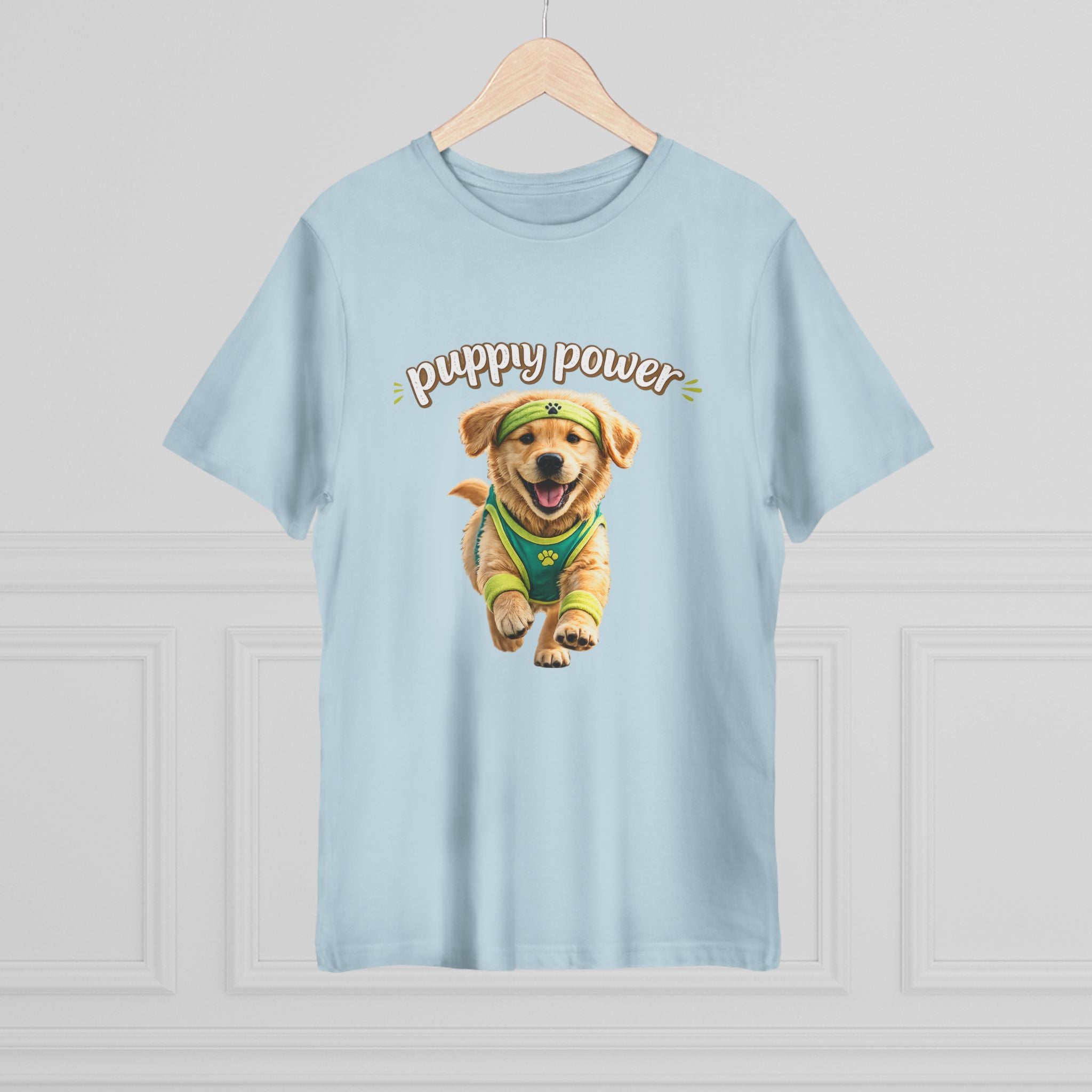 Puppy Power T-Shirt — Cute Golden Retriever Puppy Graphic Tee