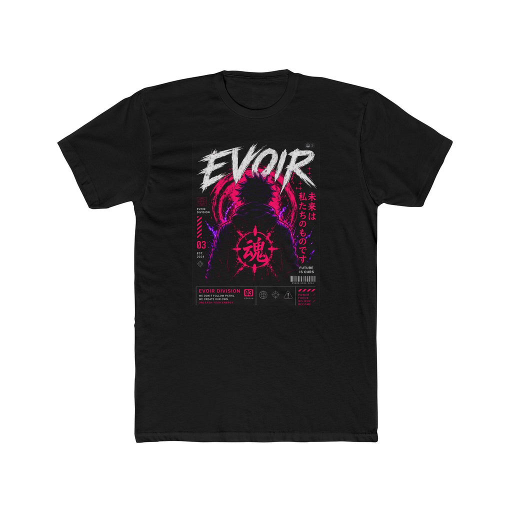 Evair Electric Anime Tee – Cyberpunk Demon Graphic T-Shirt