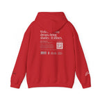 Hoodie — Minimal White Label Back-Print Hooded Sweatshirt