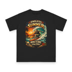 Endless Summer Surf T-Shirt — "Ride or Die Stay Wild" Retro Beach Tee