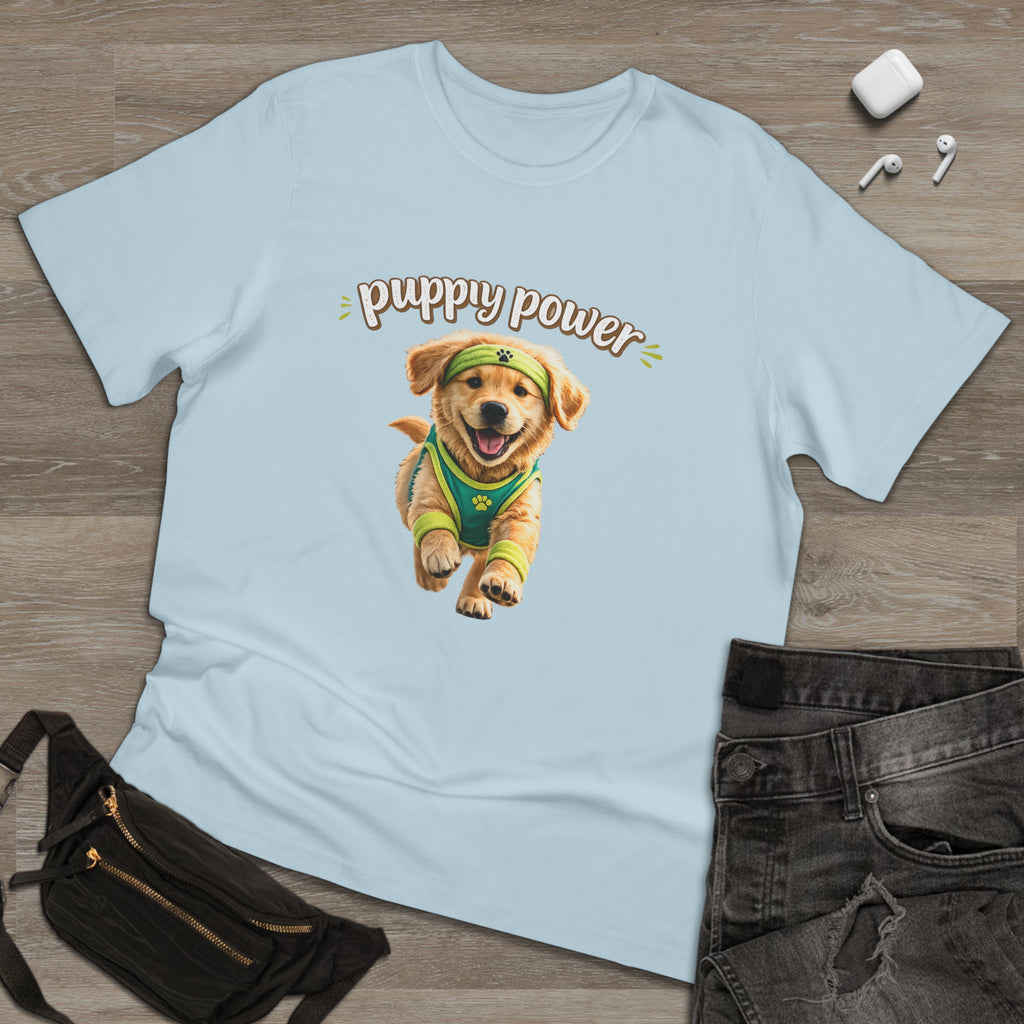 Puppy Power T-Shirt — Cute Golden Retriever Puppy Graphic Tee