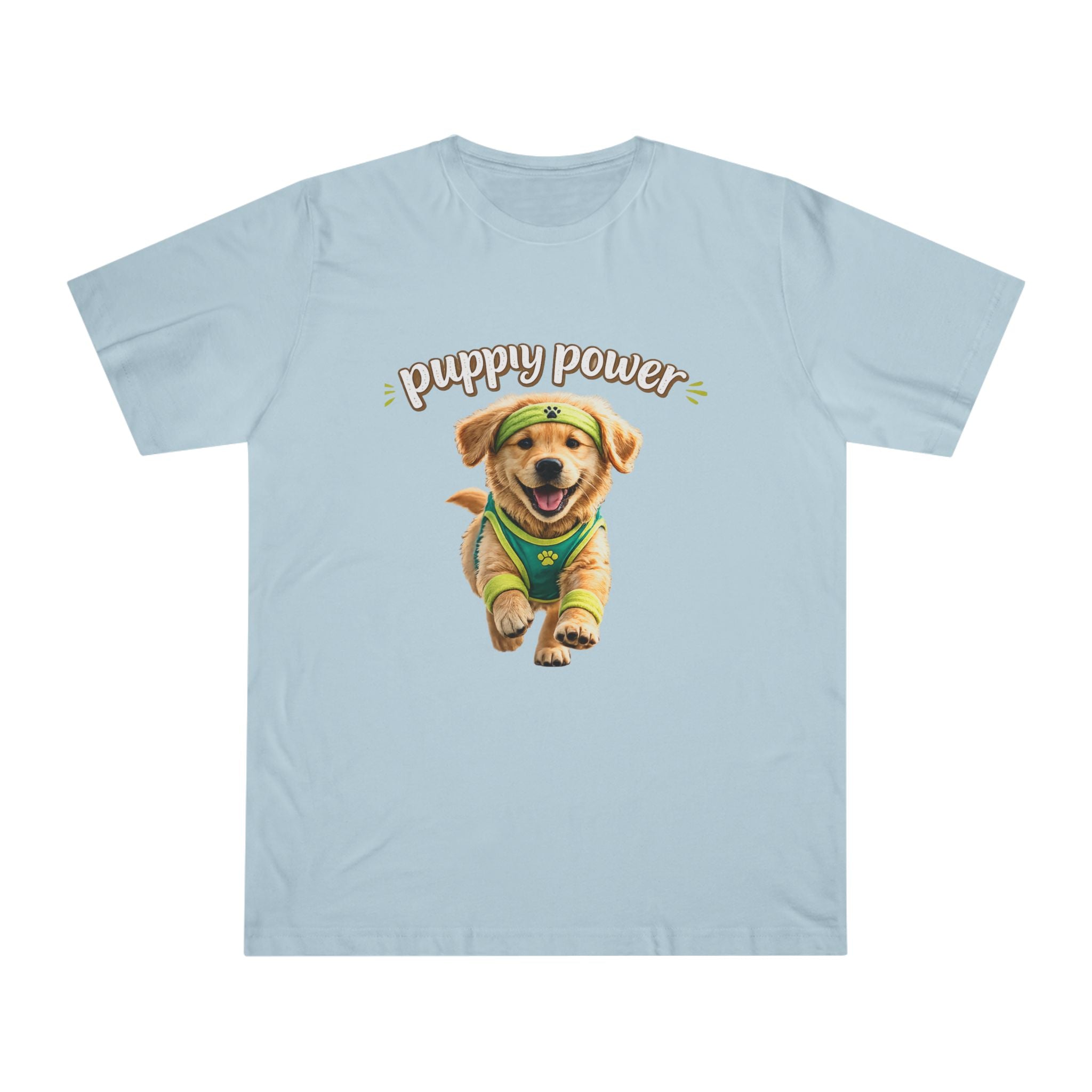 Puppy Power T-Shirt — Cute Golden Retriever Puppy Graphic Tee