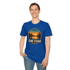 Gone Fishin' Sunset T-Shirt – Vintage Fishing Graphic Tee