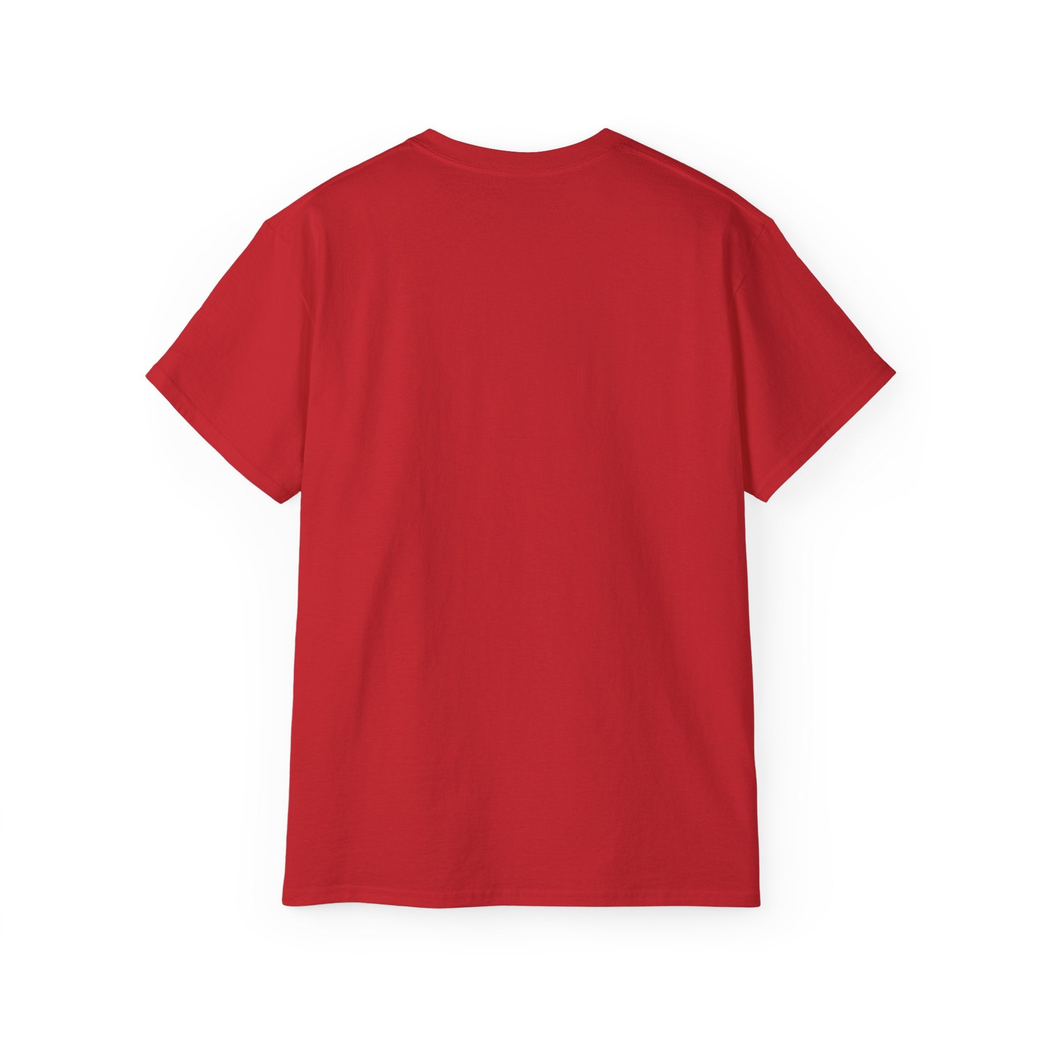 Vertical 'EVOIR' Logo Tee — Minimalist Graphic Cotton T-Shirt