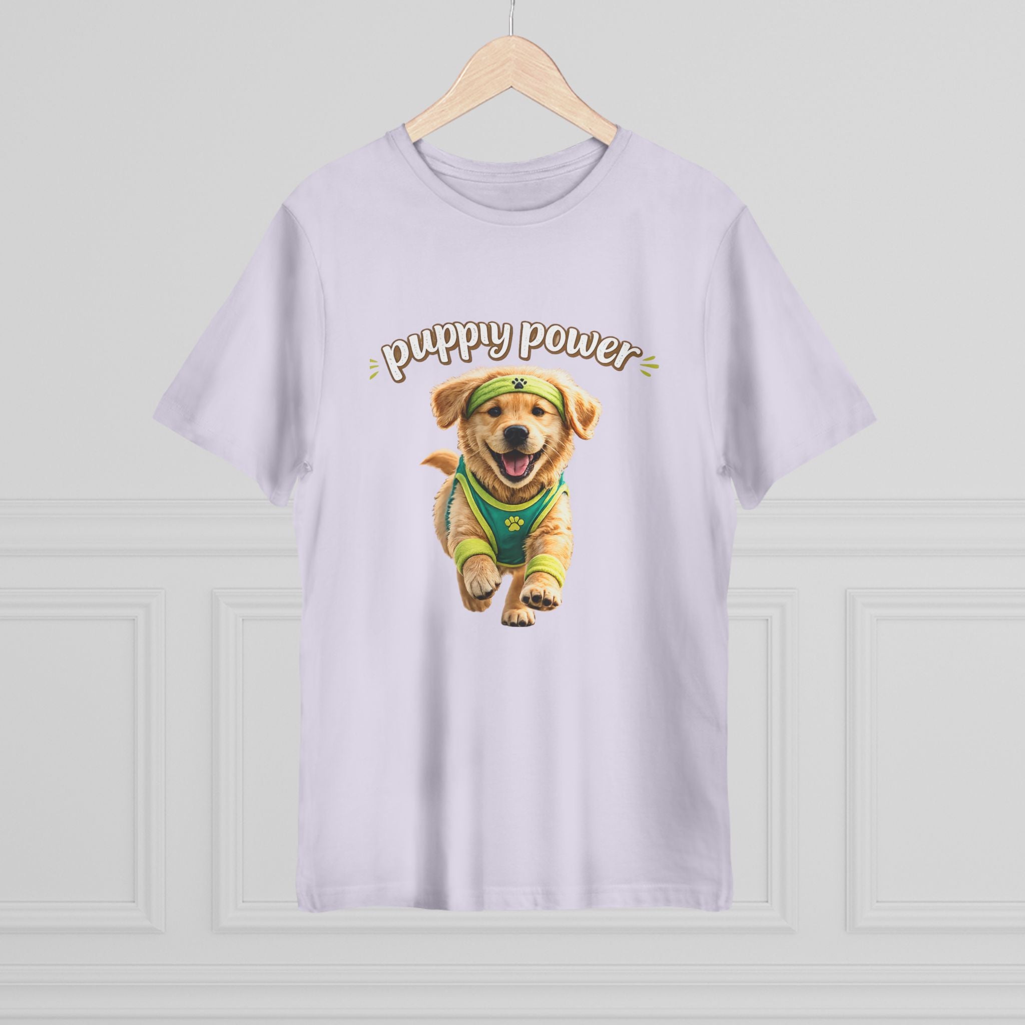 Puppy Power T-Shirt — Cute Golden Retriever Puppy Graphic Tee