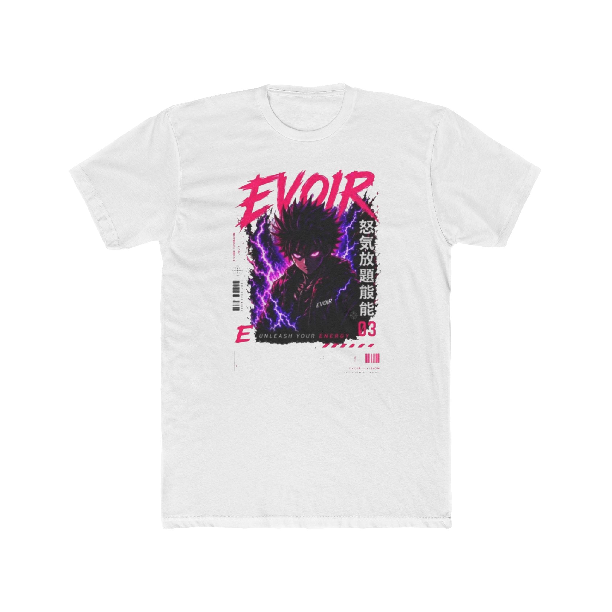 Evair Electric Anime Tee – Cyberpunk Demon Graphic T-Shirt