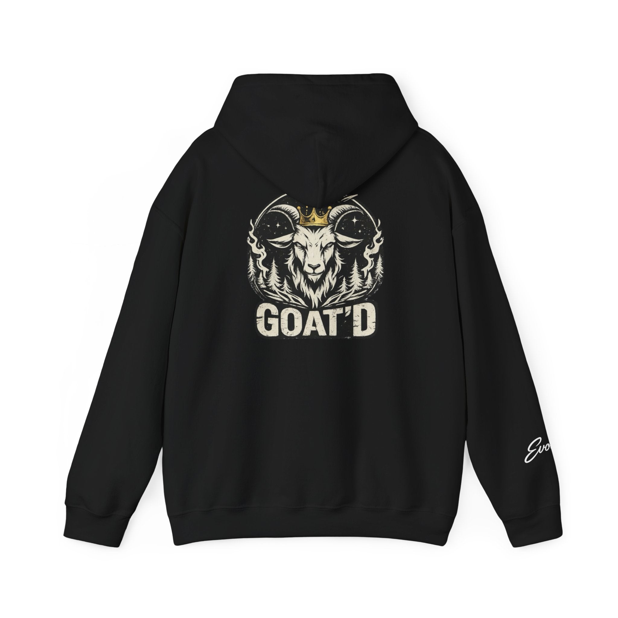 GOAT'D Ram Graphic Hoodie — EVOIR Logo Pullover