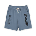 Evoir Graphic Sweat Shorts — Minimal Tech Logo Fleece Lounge Shorts