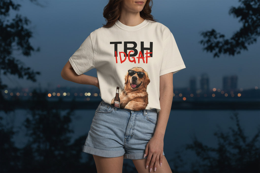 Doggy — Garment-Dyed Statement Tee