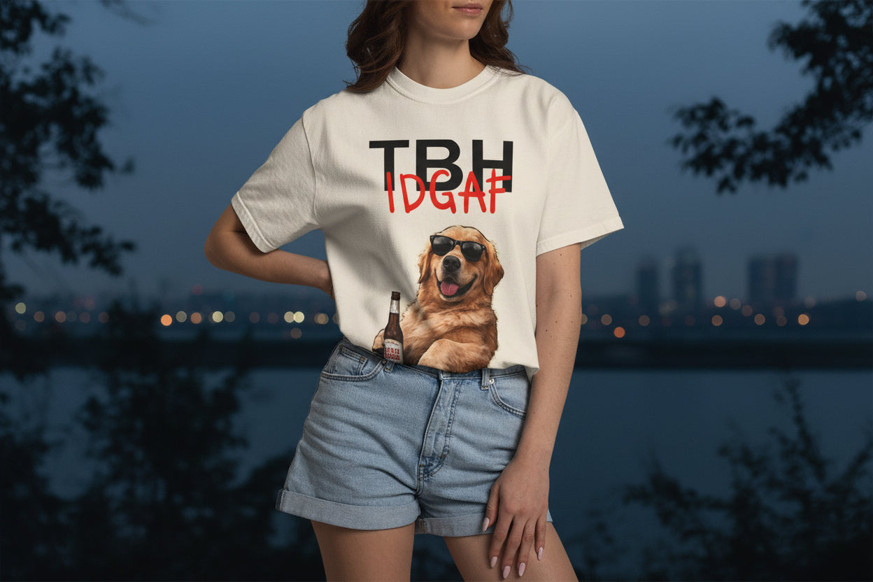Doggy — Garment-Dyed Statement Tee
