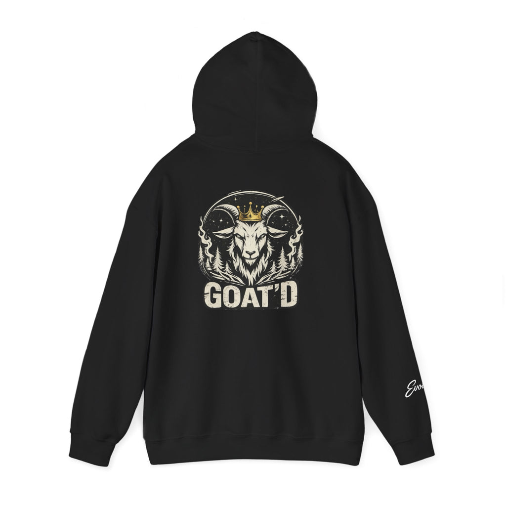 GOAT'D Ram Graphic Hoodie — EVOIR Logo Pullover