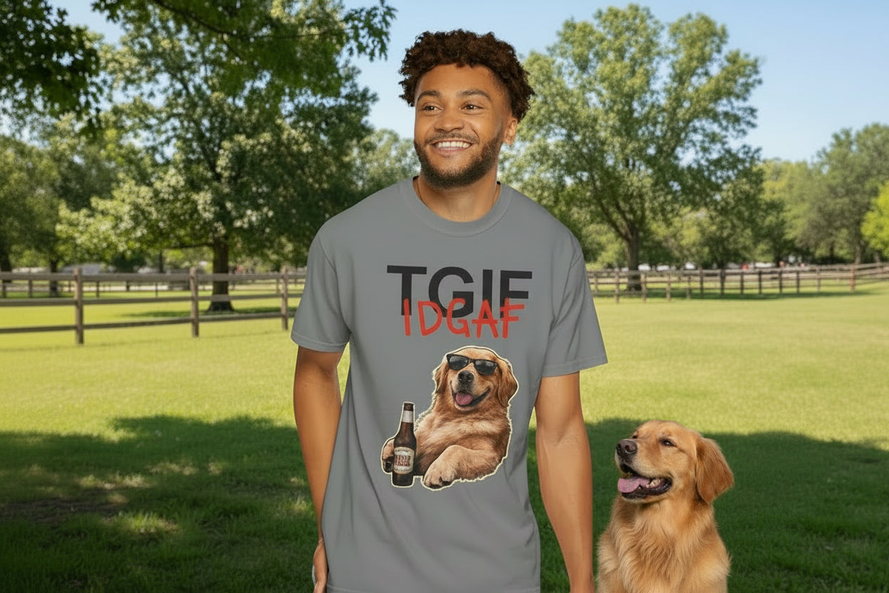 Doggy — Garment-Dyed Statement Tee
