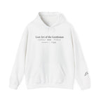 Hoodie — Minimal White Label Back-Print Hooded Sweatshirt
