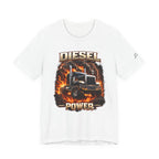 Diesel Power Truck Tee — Flame Semi Truck Graphic Shirt