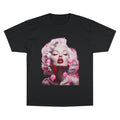 Retro Glam Marilyn Graphic T-Shirt — Pink Pinup Art Tee