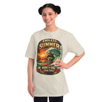 Endless Summer Surf T-Shirt — "Ride or Die Stay Wild" Retro Beach Tee