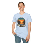 Gone Fishin' Sunset T-Shirt – Vintage Fishing Graphic Tee
