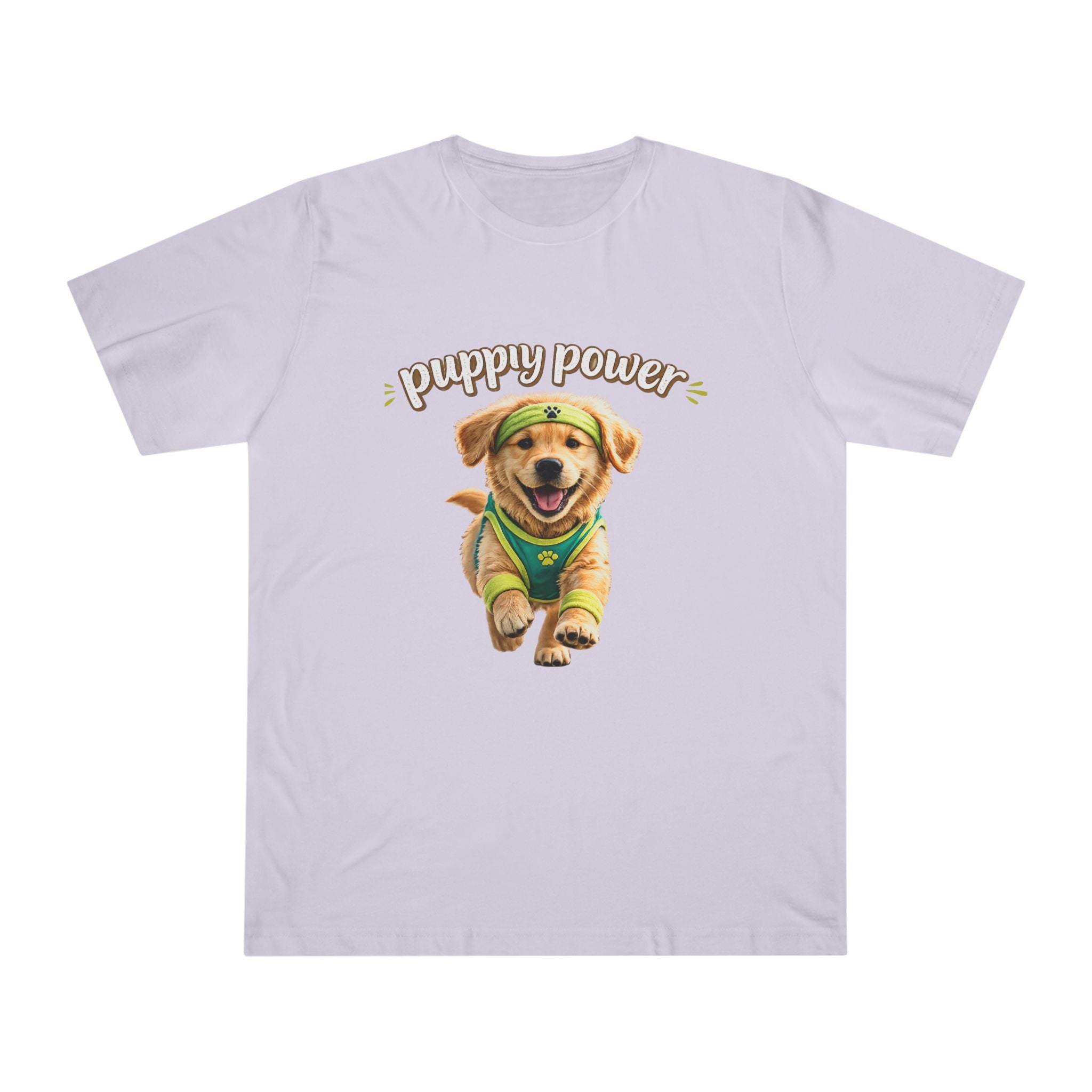 Puppy Power T-Shirt — Cute Golden Retriever Puppy Graphic Tee